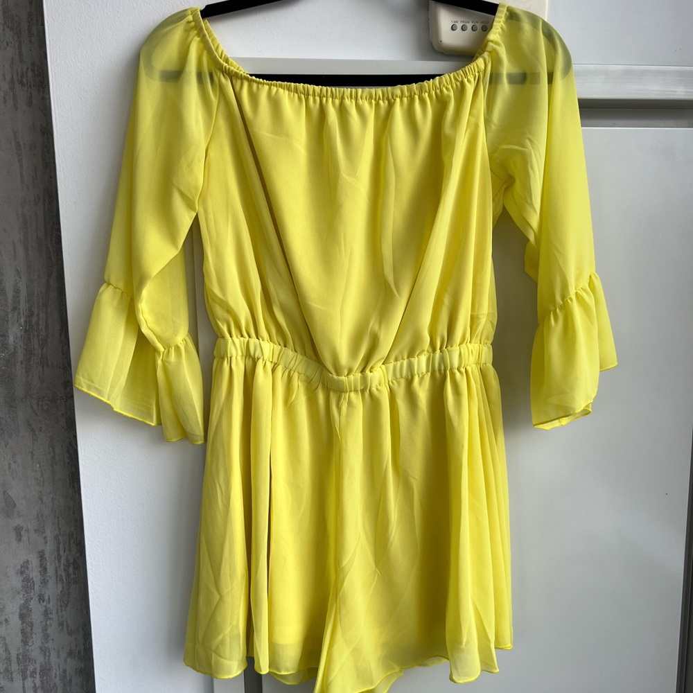 Yellow romper